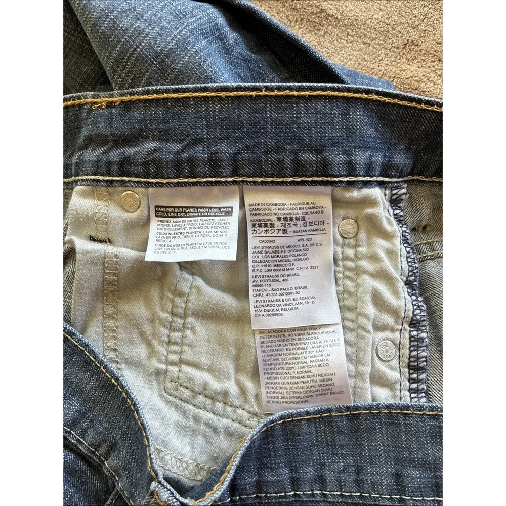 Levi's Men's Jeans 569 36 x 34* Med Blue Loose Straight Skatercore 90s Aesthetic
